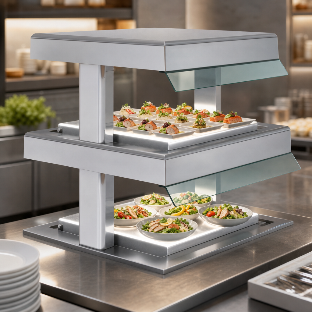 Dual-Tier Refrigerated Display