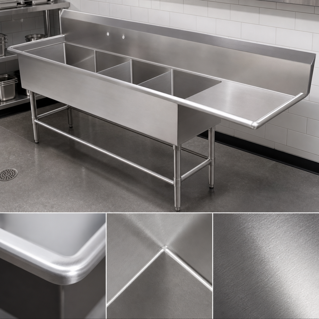 14-Gauge Stainless Steel Construction
