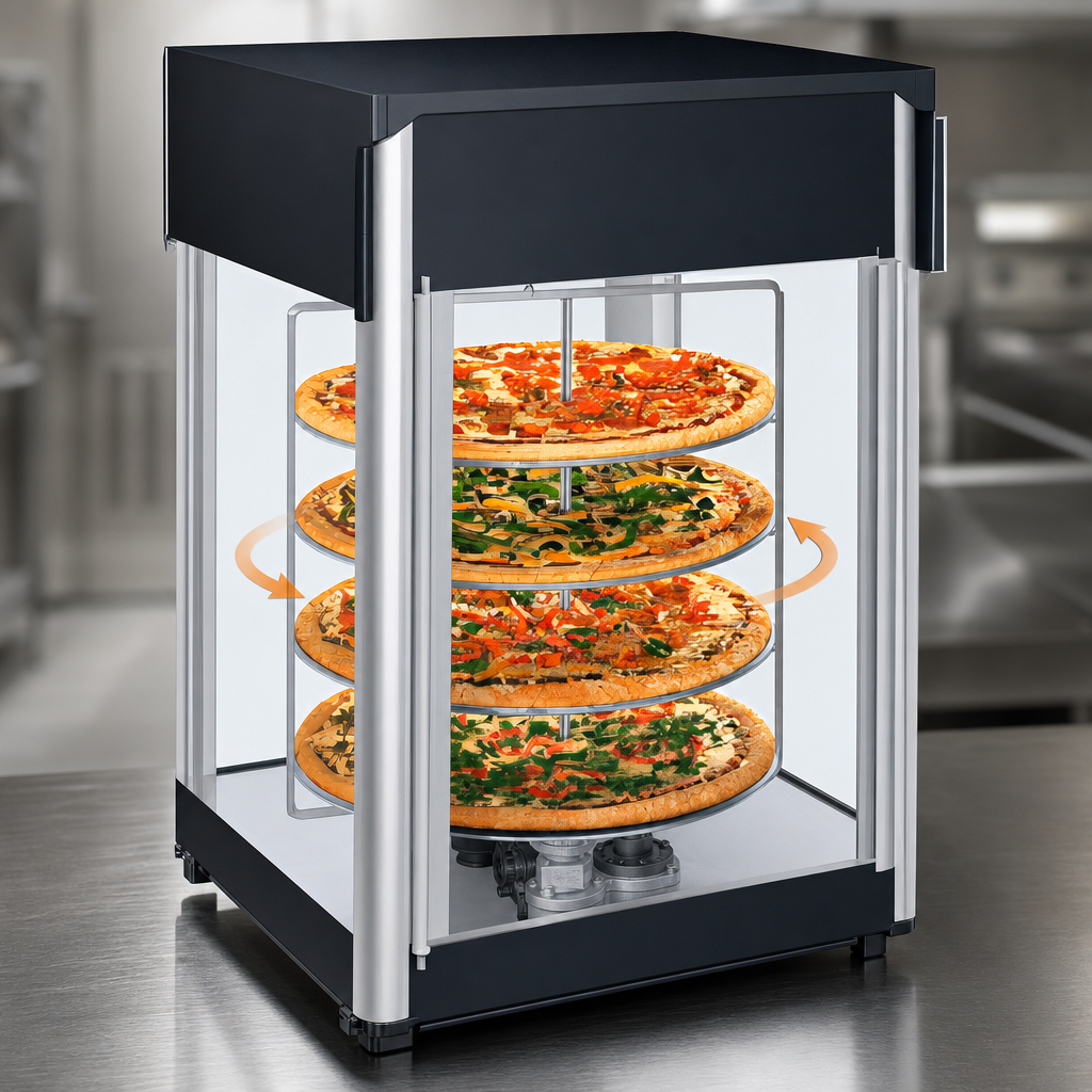 4-Tier Revolving Circular Rack