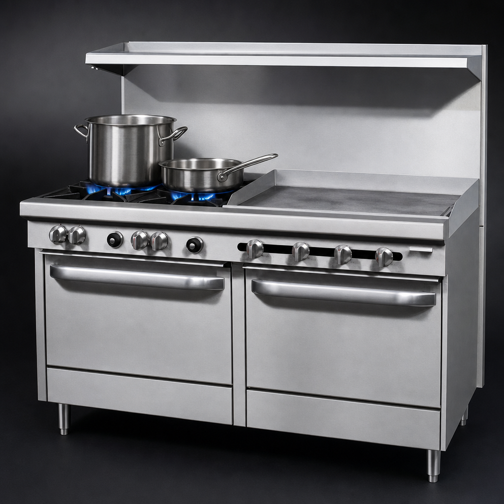 Two Open Burners