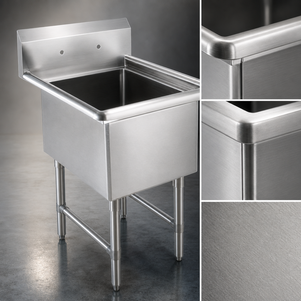 16-Gauge Stainless Steel Construction