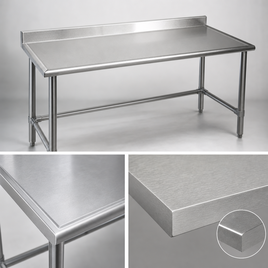 14-Gauge Stainless Steel Top