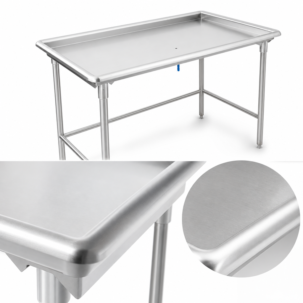 16-Gauge 300-Series Stainless Steel Top