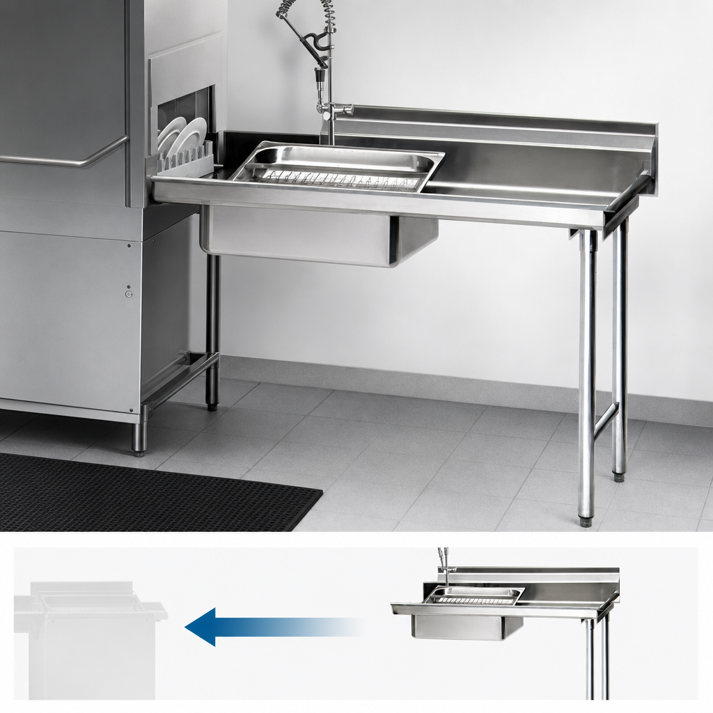Straight Dishtable Design