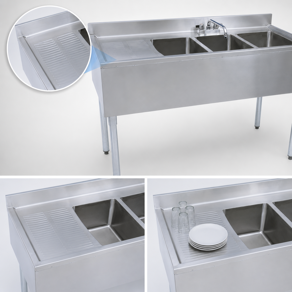 Left Stamped Drainboard