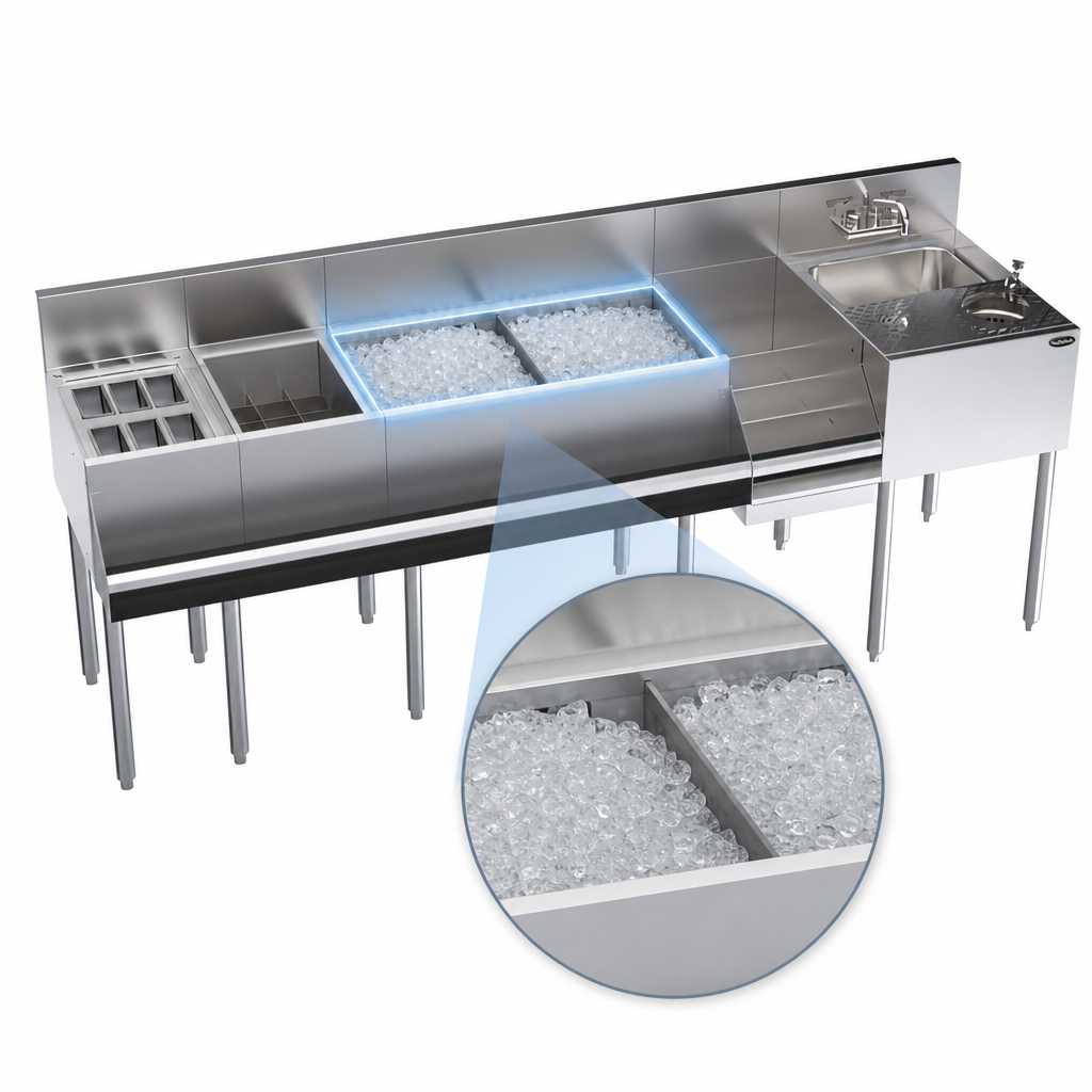 30-Inch Center Ice Bin