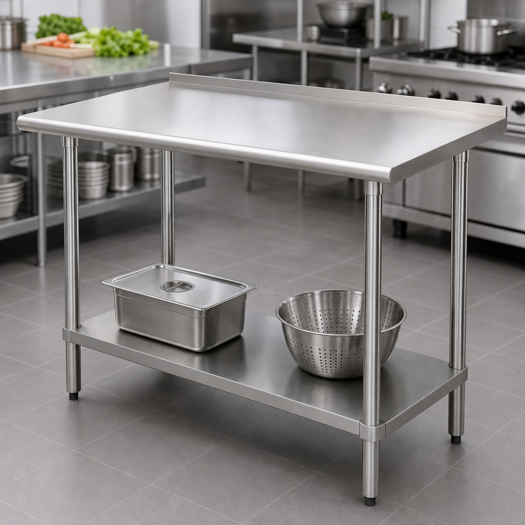 16-Gauge 304 Stainless Steel Top