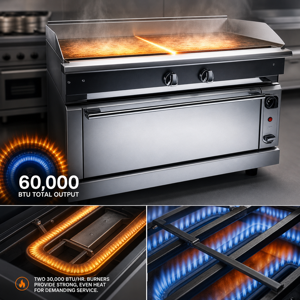 60,000 BTU Total Output