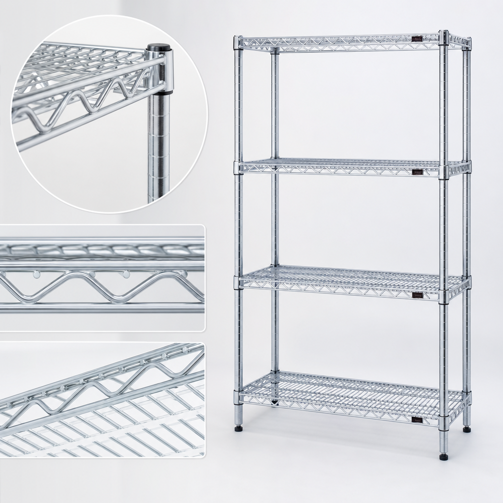 Patented QuadTruss Shelf Design