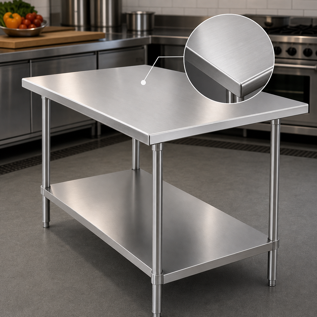 16-Gauge 430 Stainless Steel Top