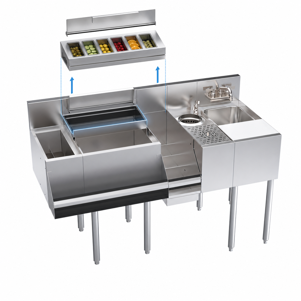 Removable Garnish Station