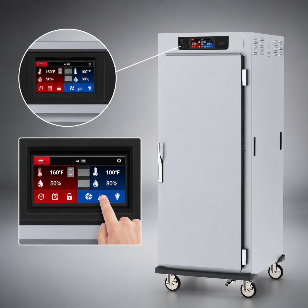 6.8-Inch Touch-Screen Controls