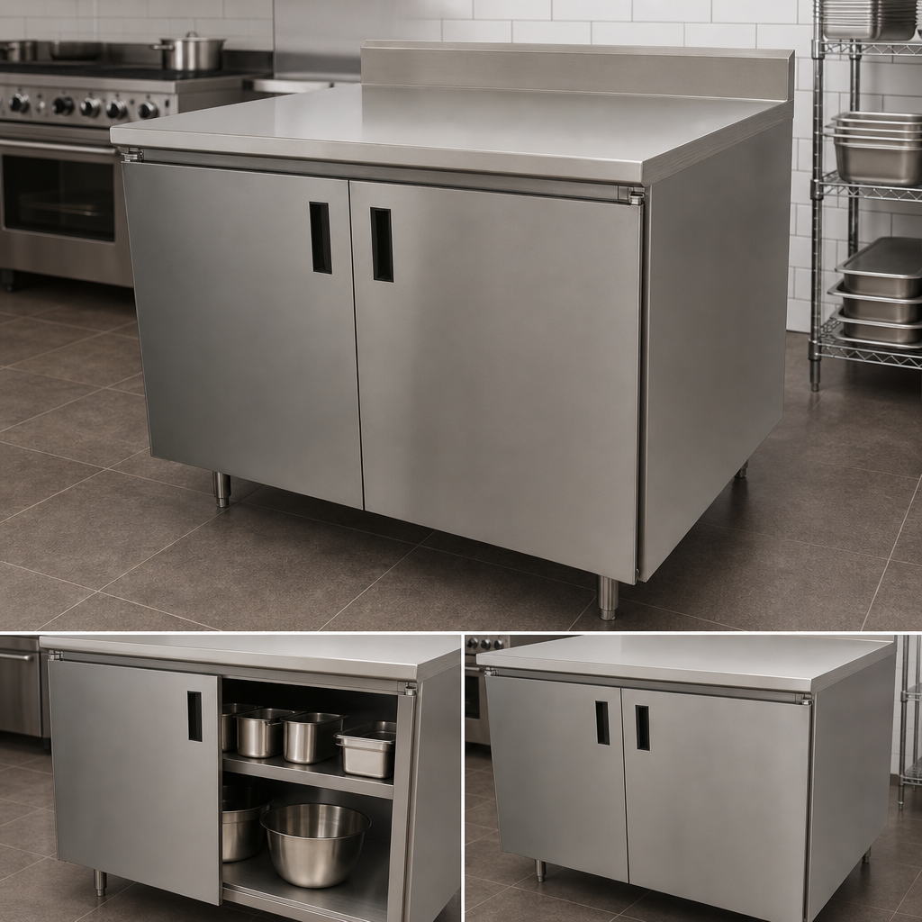 Cabinet Base with Sliding Doors