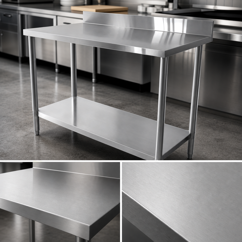 18-Gauge 430 Stainless Steel Top
