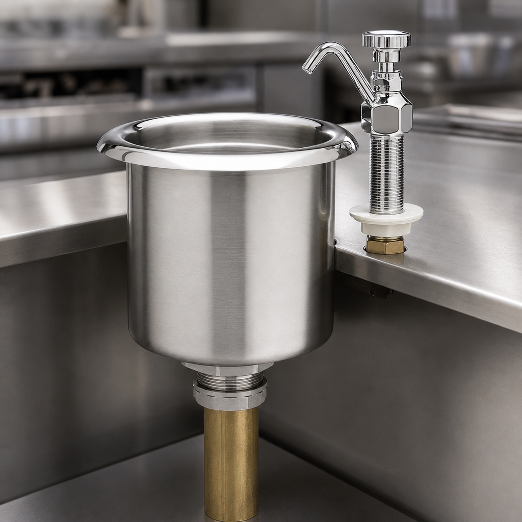 Chrome-Plated Brass Faucet Body