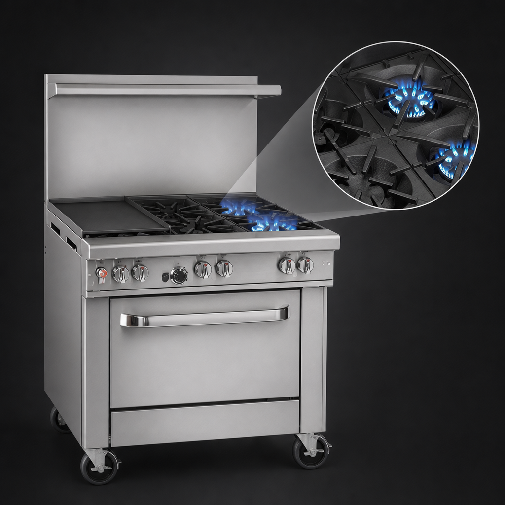 Dual Star/Sauté Burners