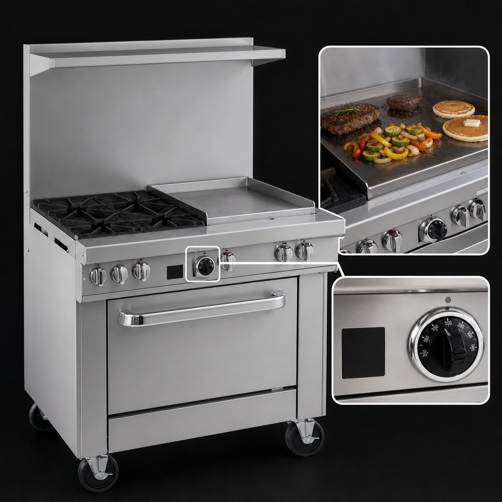 24-Inch Thermostatic Griddle