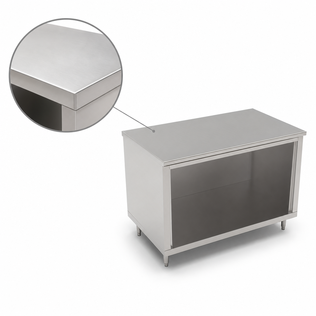 14-Gauge Stainless Steel Flat Top