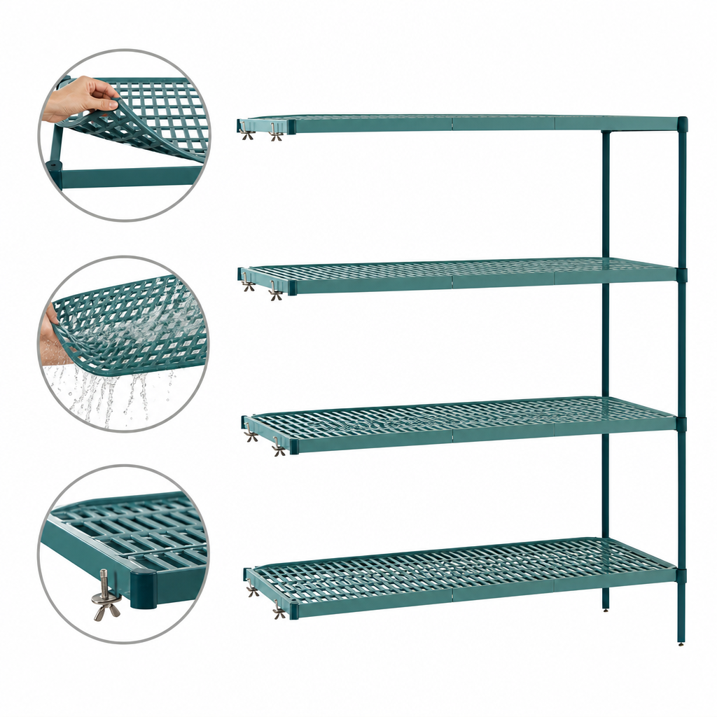 Removable Polymer Shelf Mats