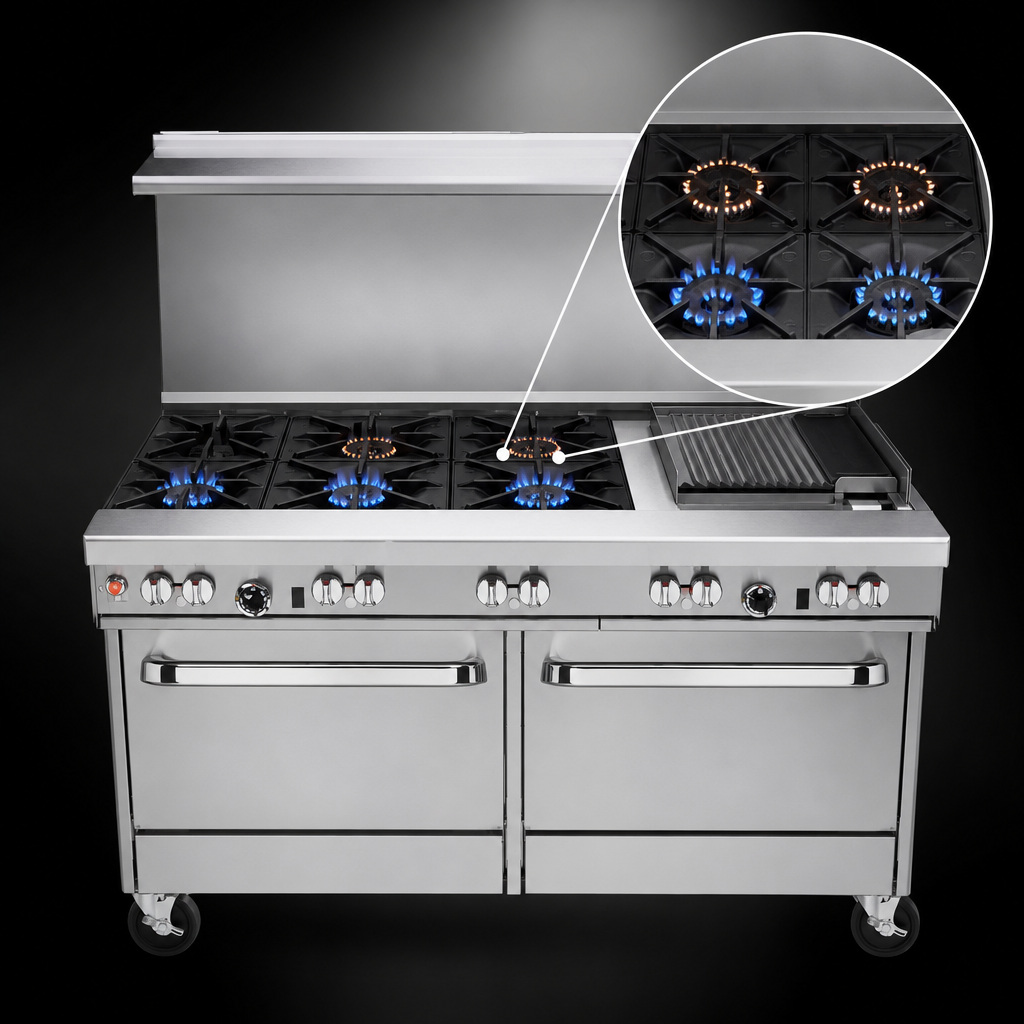 Mixed Burner Top