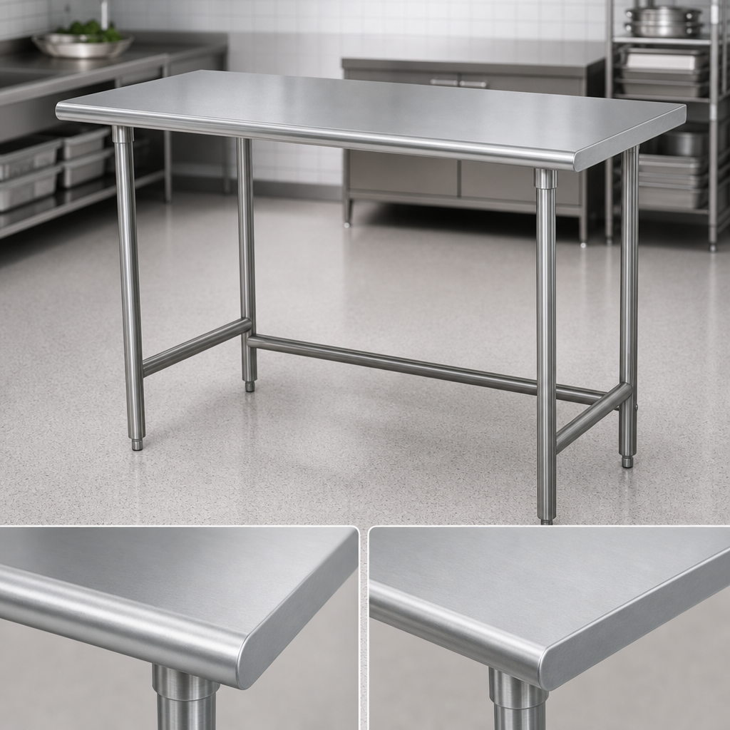 16-Gauge 430 Stainless Steel Top