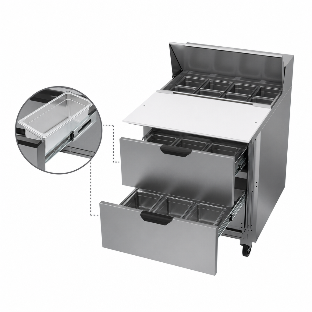 Two Pull-Out Drawers