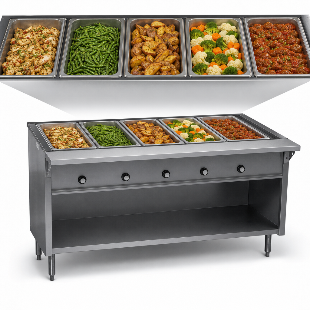 Five Full-Size Wells