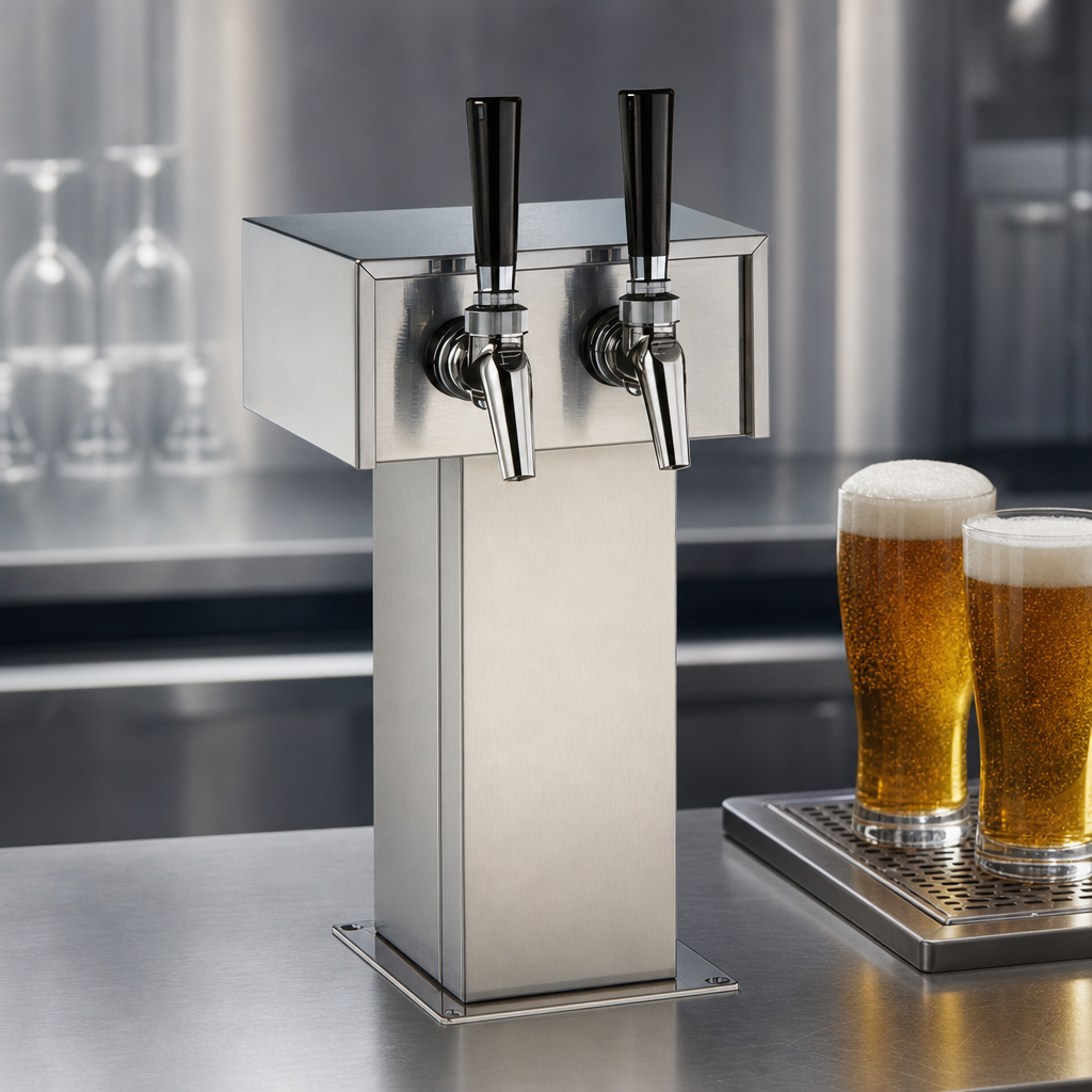 Two-Faucet Tower