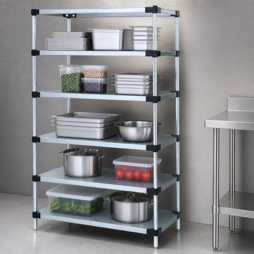 Five Solid Shelves