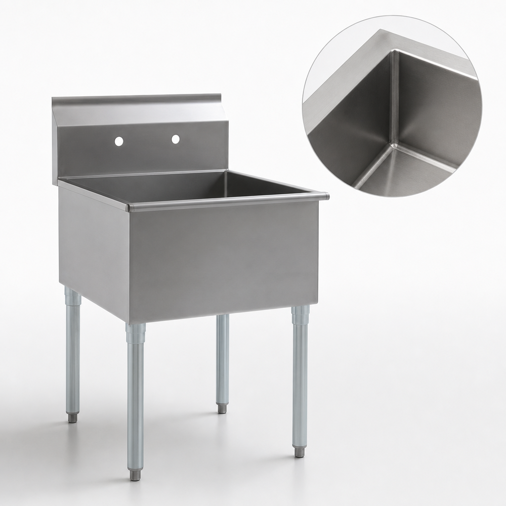 One-Compartment Square Corner Construction