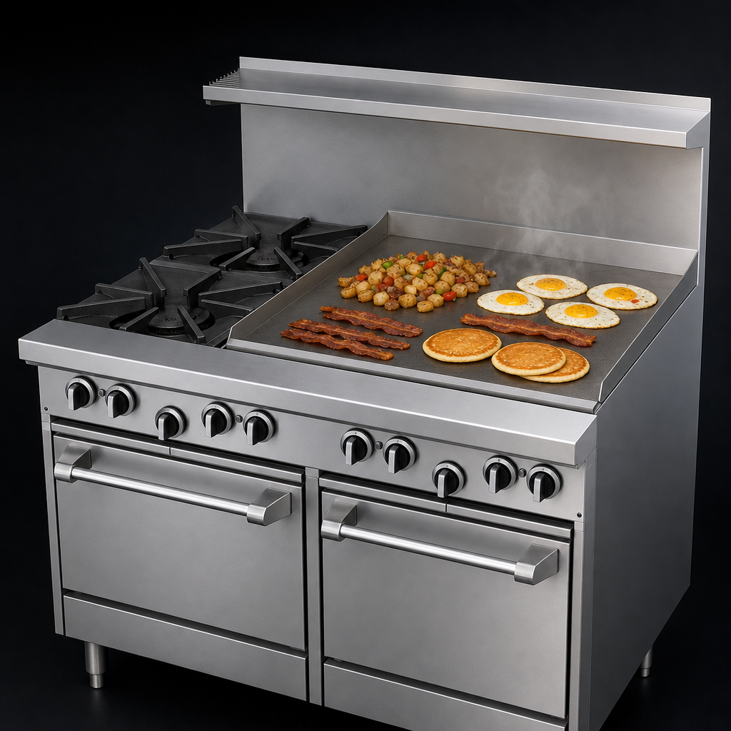 36-Inch Griddle With 5/8-Inch Steel Plate