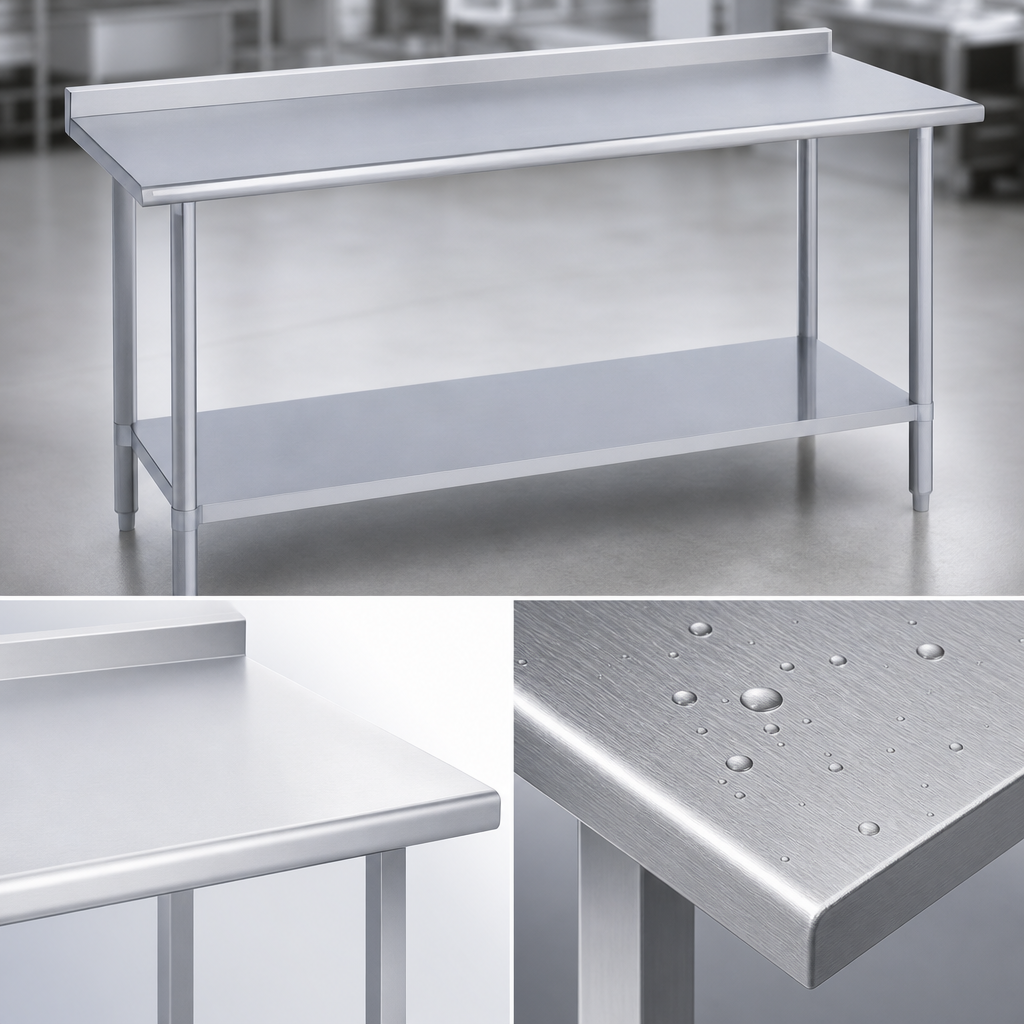 14-Gauge 300 Series Stainless Steel Top