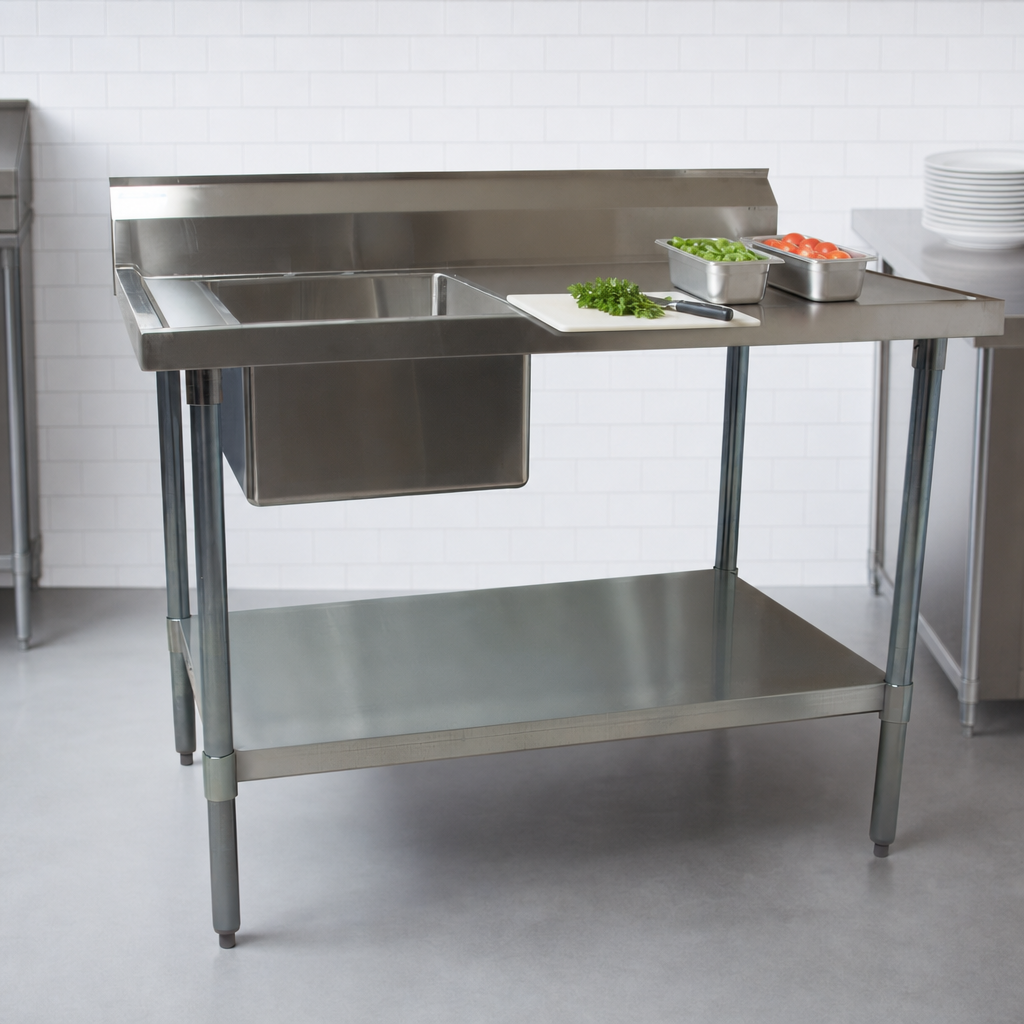 Left-Side Prep Sink