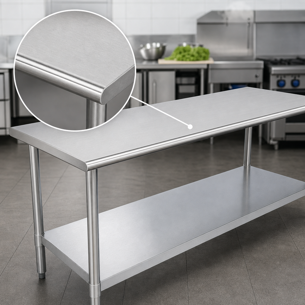 18-Gauge 430 Stainless Steel Top