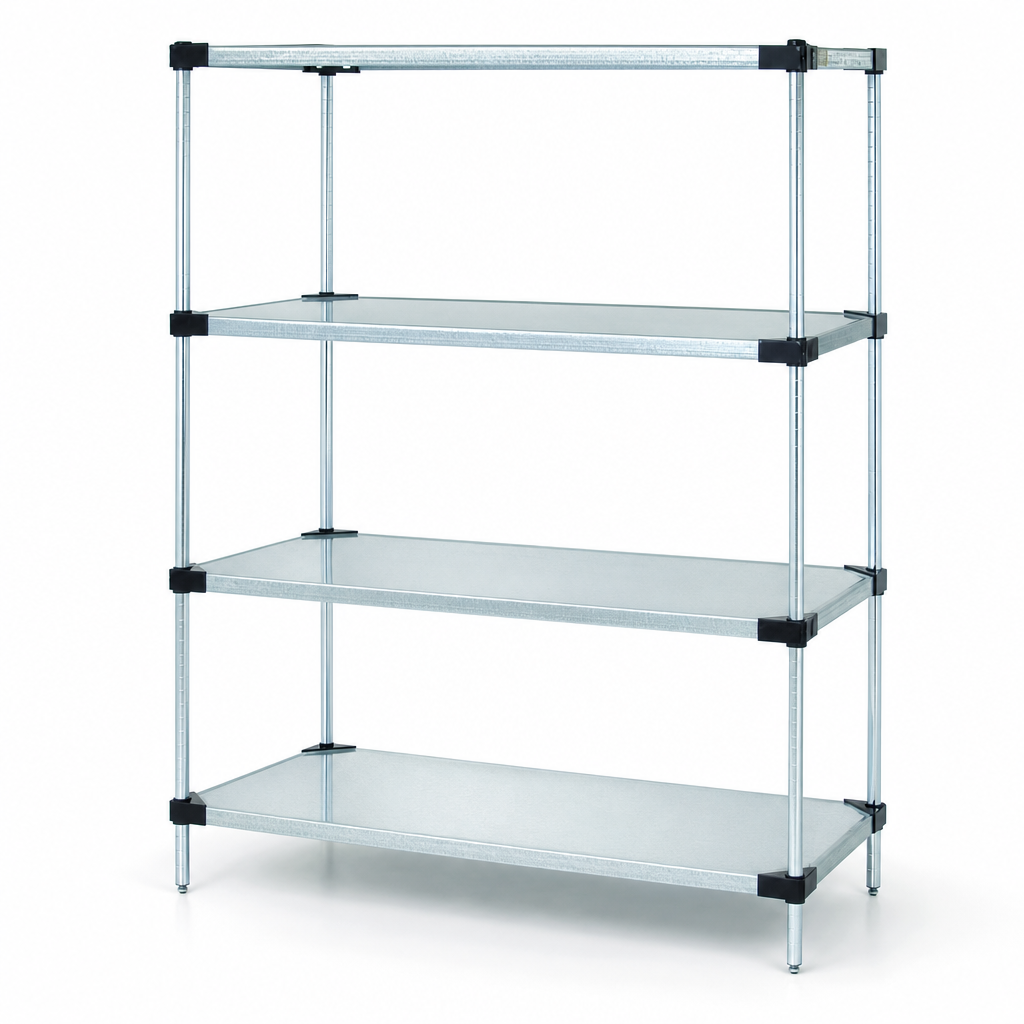 Four Solid Shelves