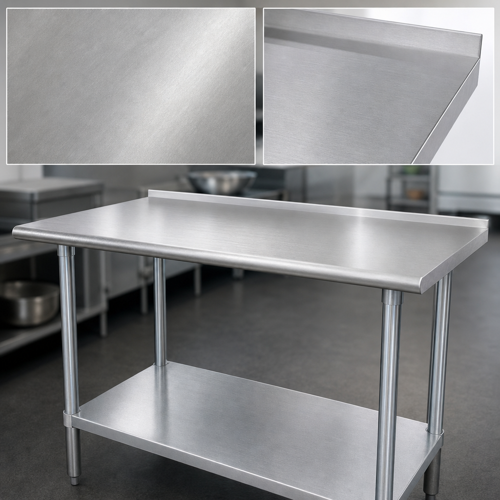 14 Gauge 304 Stainless Steel Top
