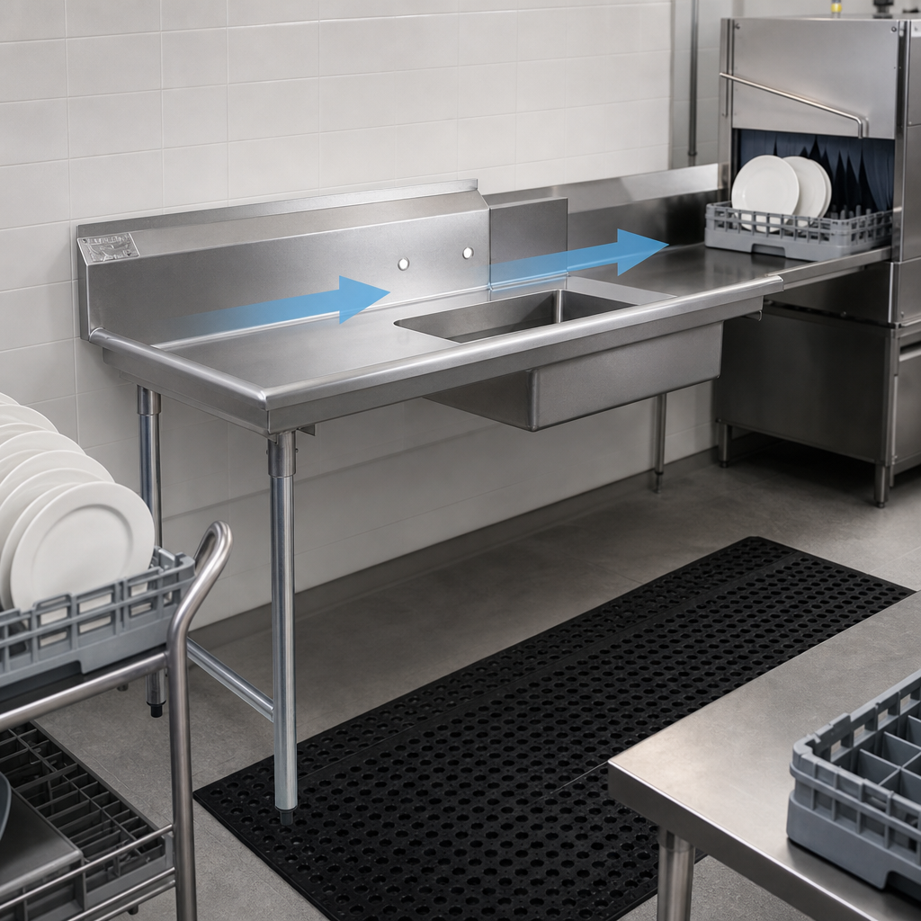 Straight Soiled Dishtable Design