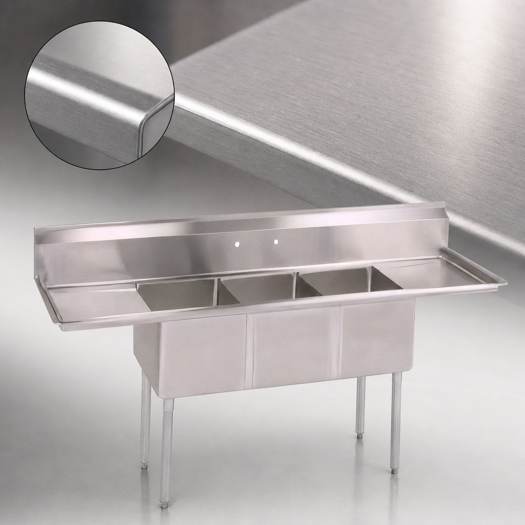 18/300 Stainless Steel Construction