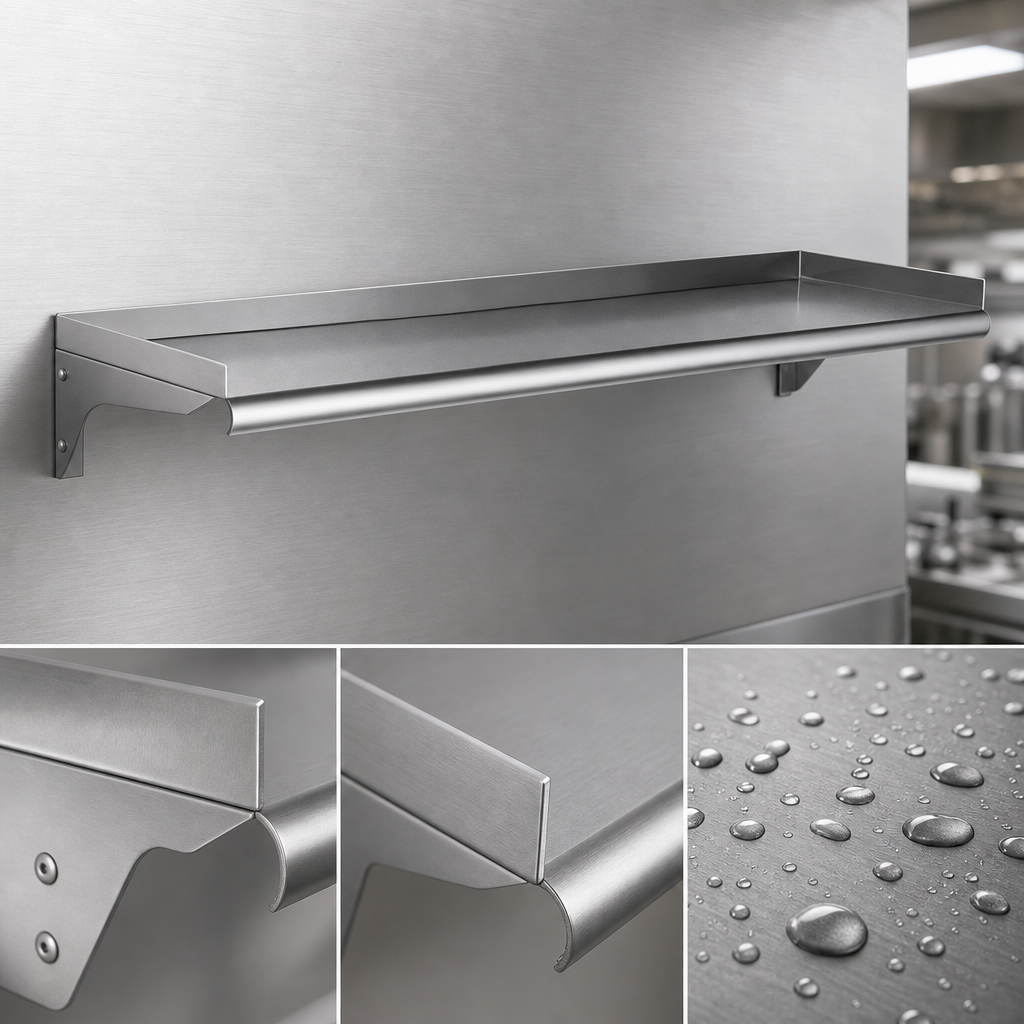 14 Gauge 304 Stainless Steel Construction