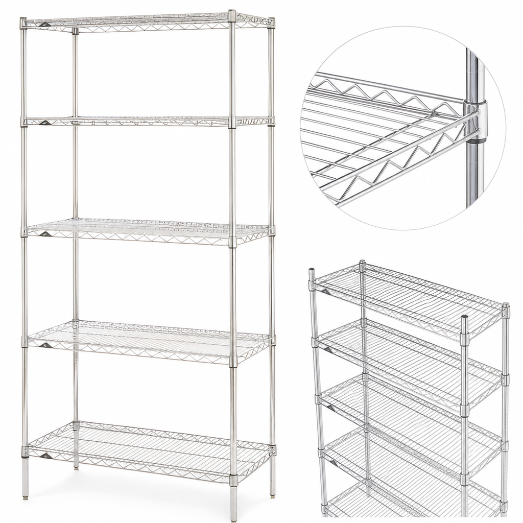 Five Wire Shelves