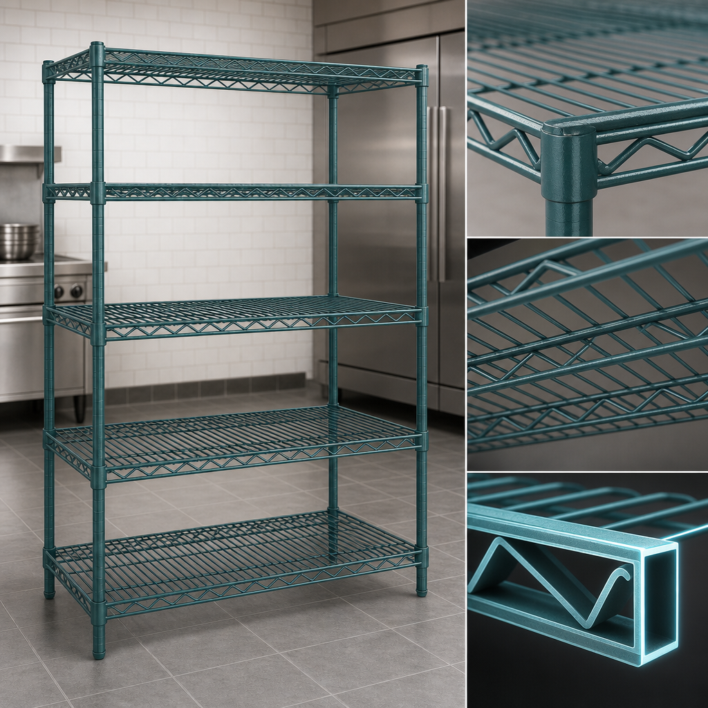 Patented QuadTruss Shelf Design