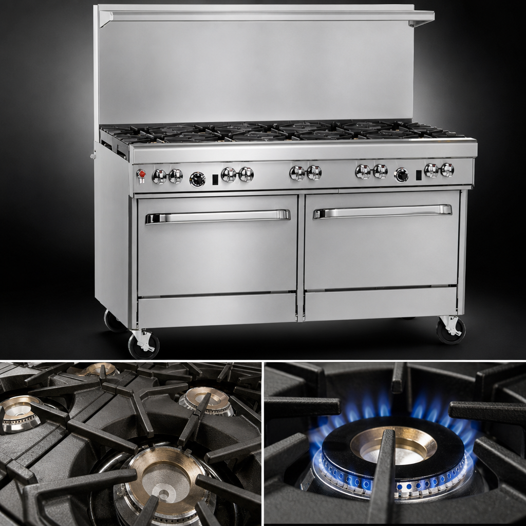 8 Open Burner Top