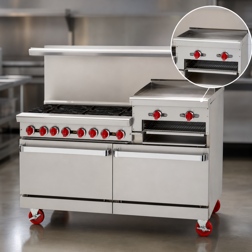 Raised Griddle/Broiler