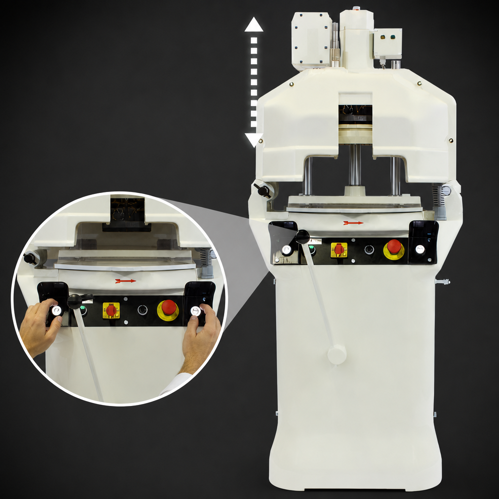 Automated Knife Head Lowering