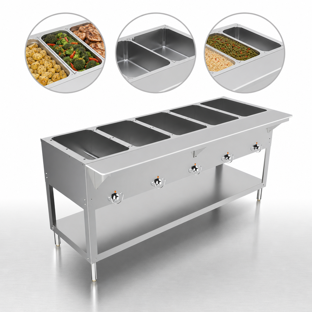 5-Pan Open Well Design