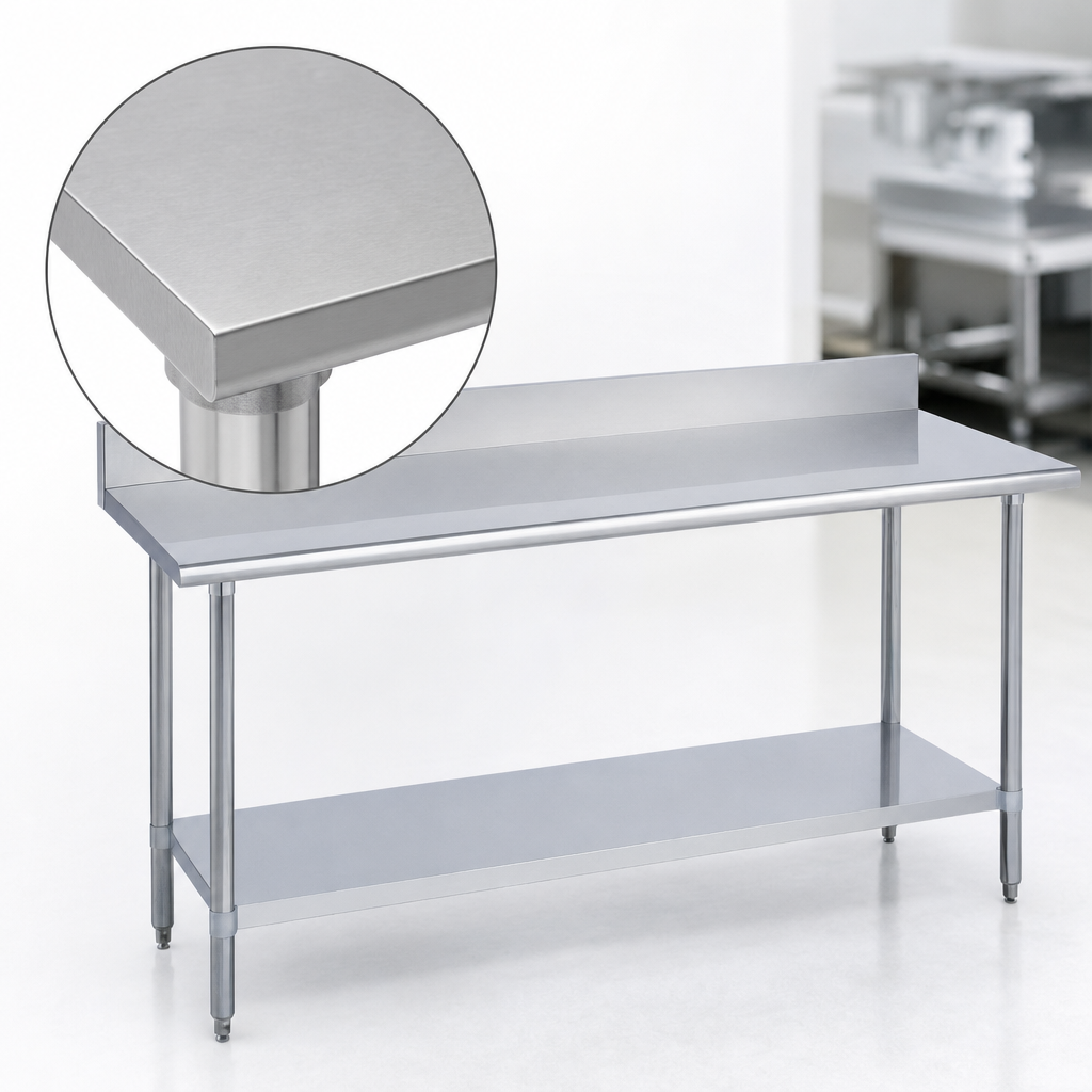 16-Gauge 400-Series Stainless Steel Top