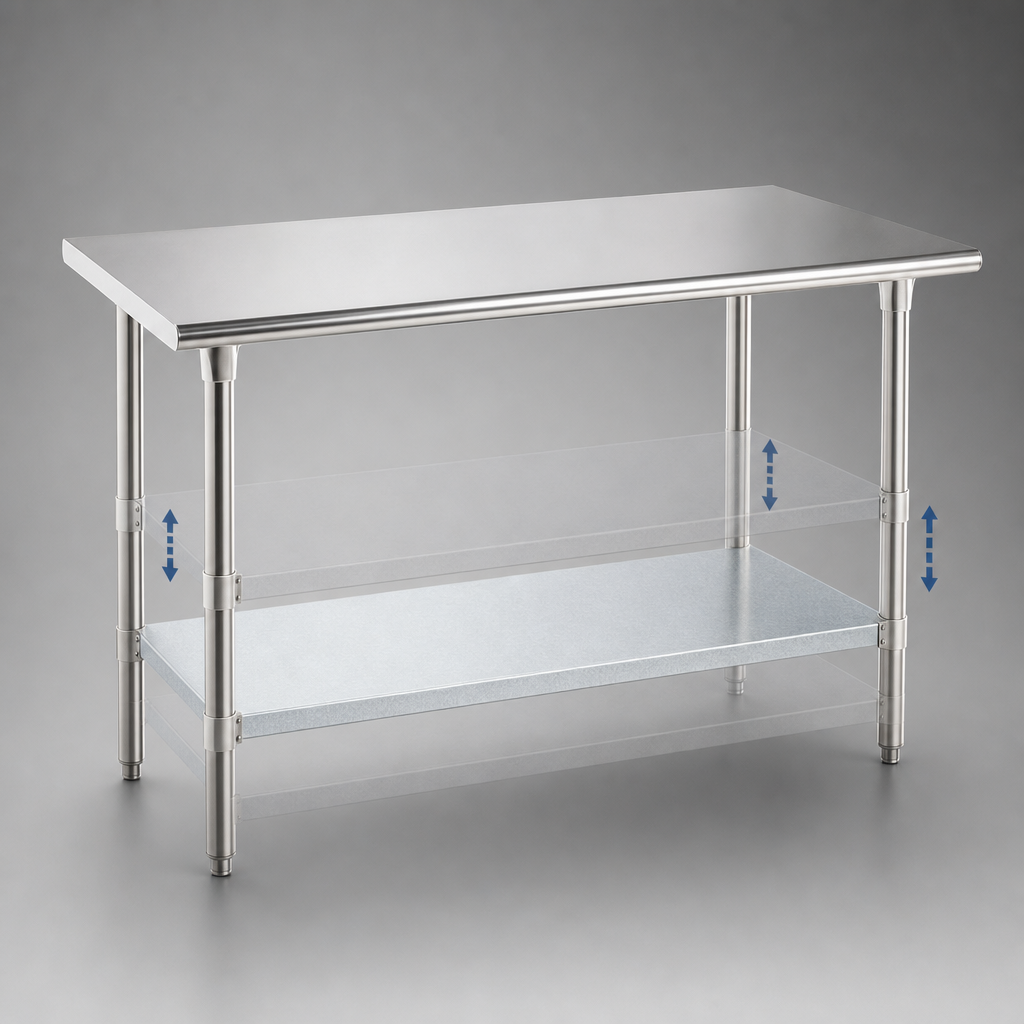 Adjustable Galvanized Undershelf