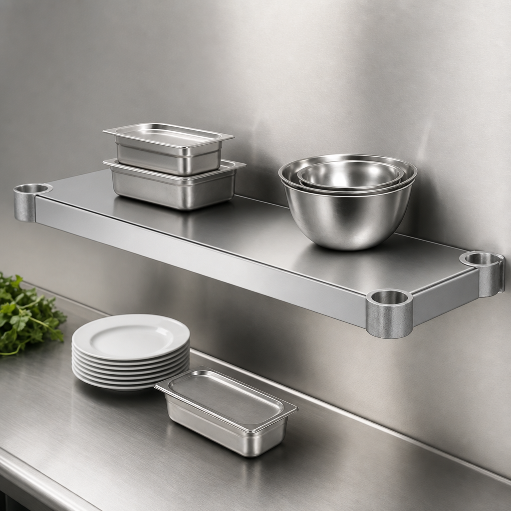 Flat Solid Shelf Surface
