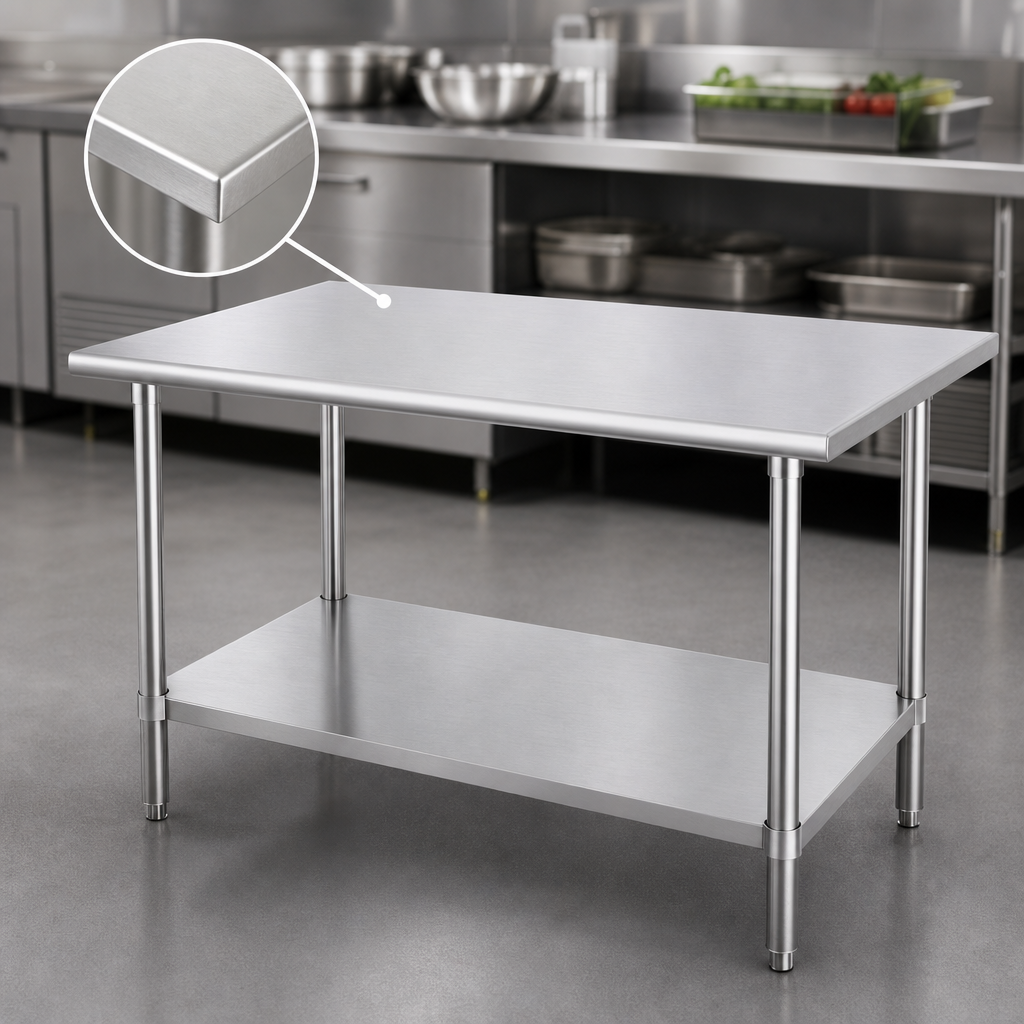 18/400 Stainless Steel Reinforced Top