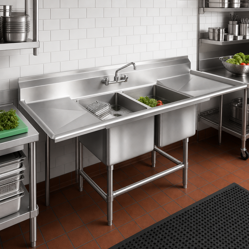 Two-Compartment Sink